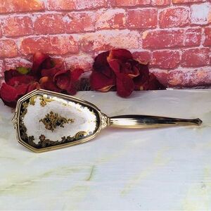 Vintage MCM
Silver Plates Art Deco Style Hairbrush